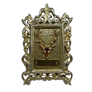 Handmade Gold Metal Framed Deer